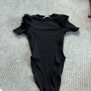 Zara black bodysuit